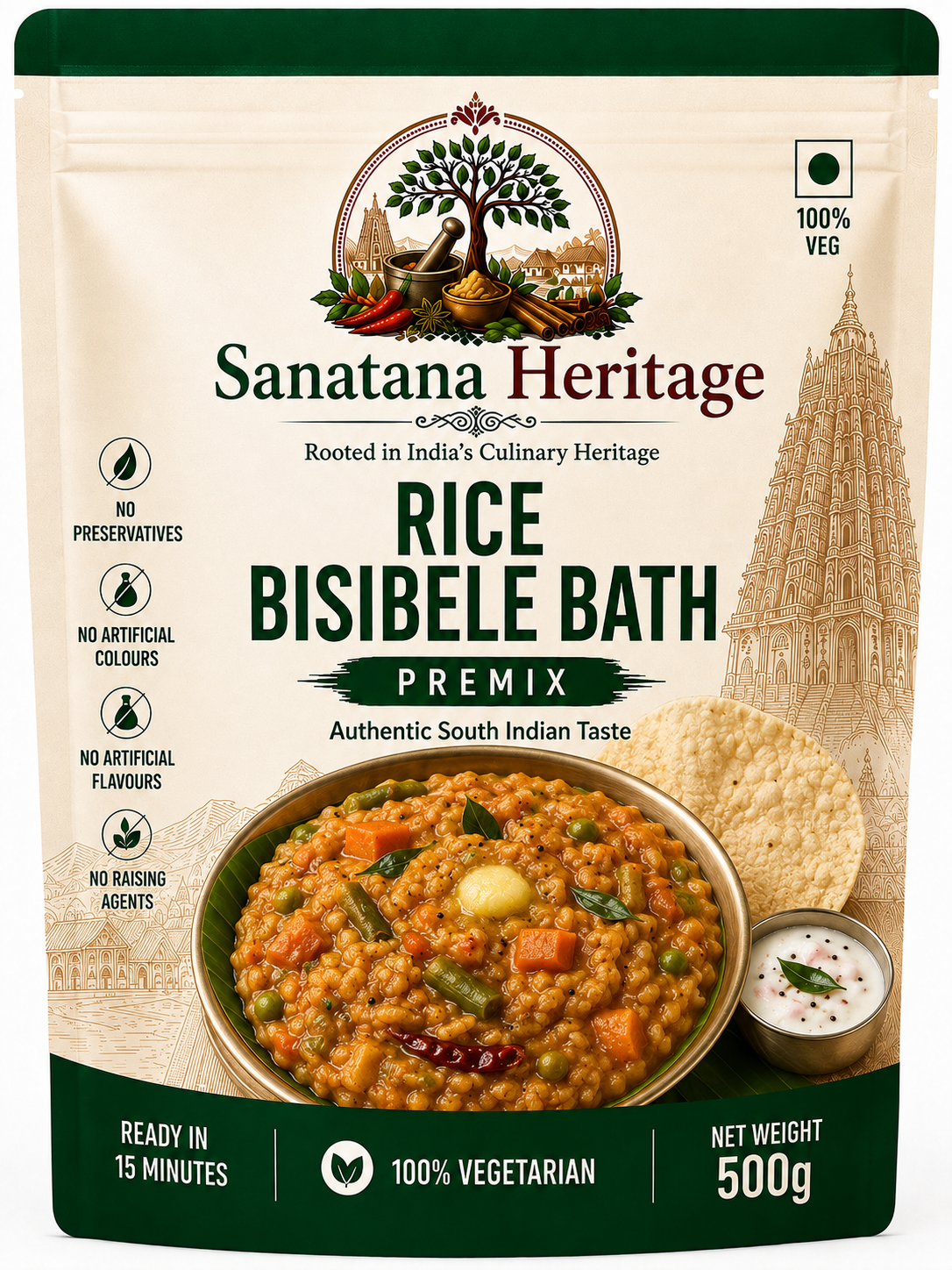 Sanatana Heritage Rice Bisibele Bath Premix pack
